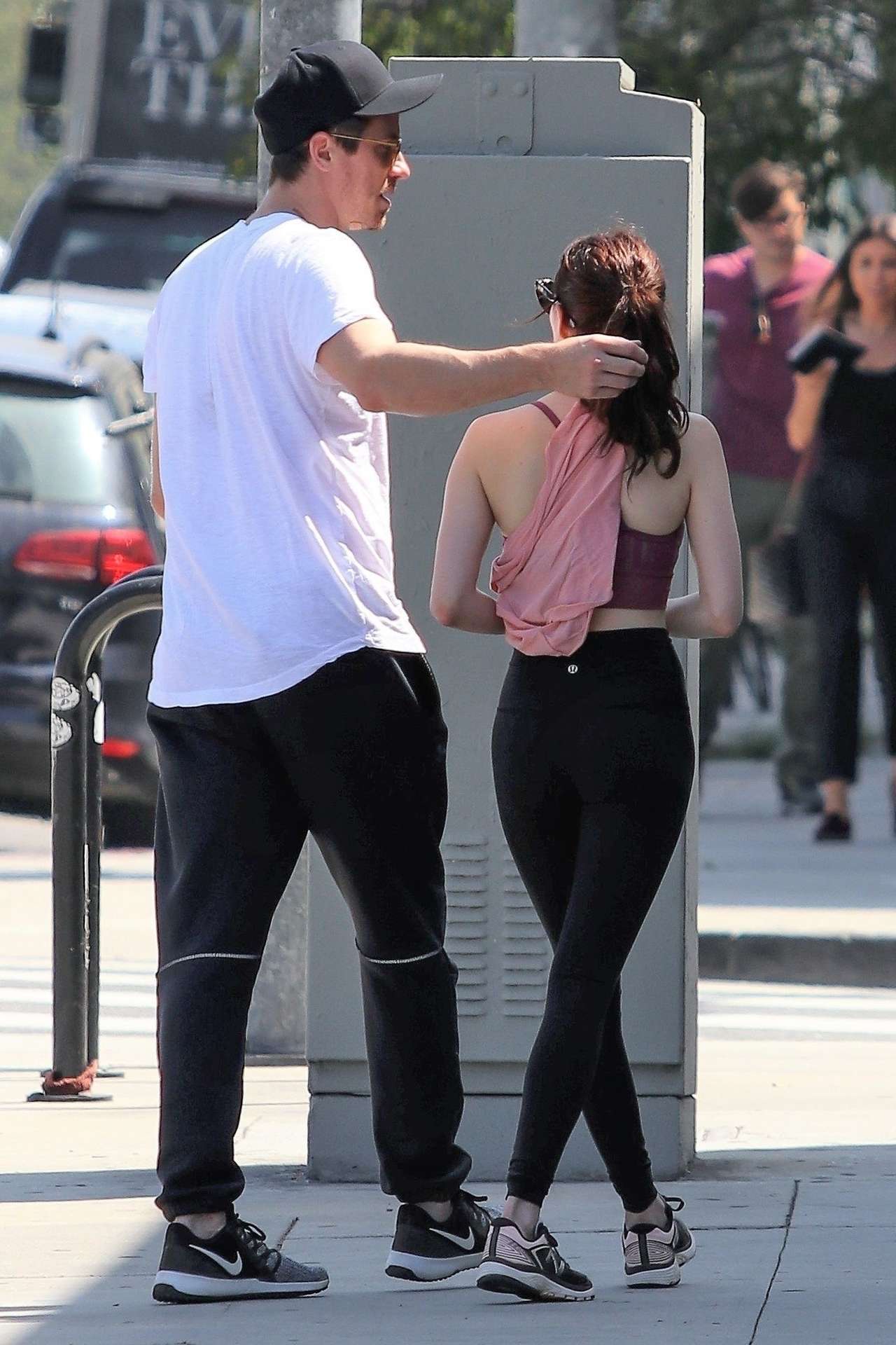Emma Roberts Outside a Gym in Los Angeles