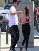 Emma Roberts Outside a Gym in Los Angeles