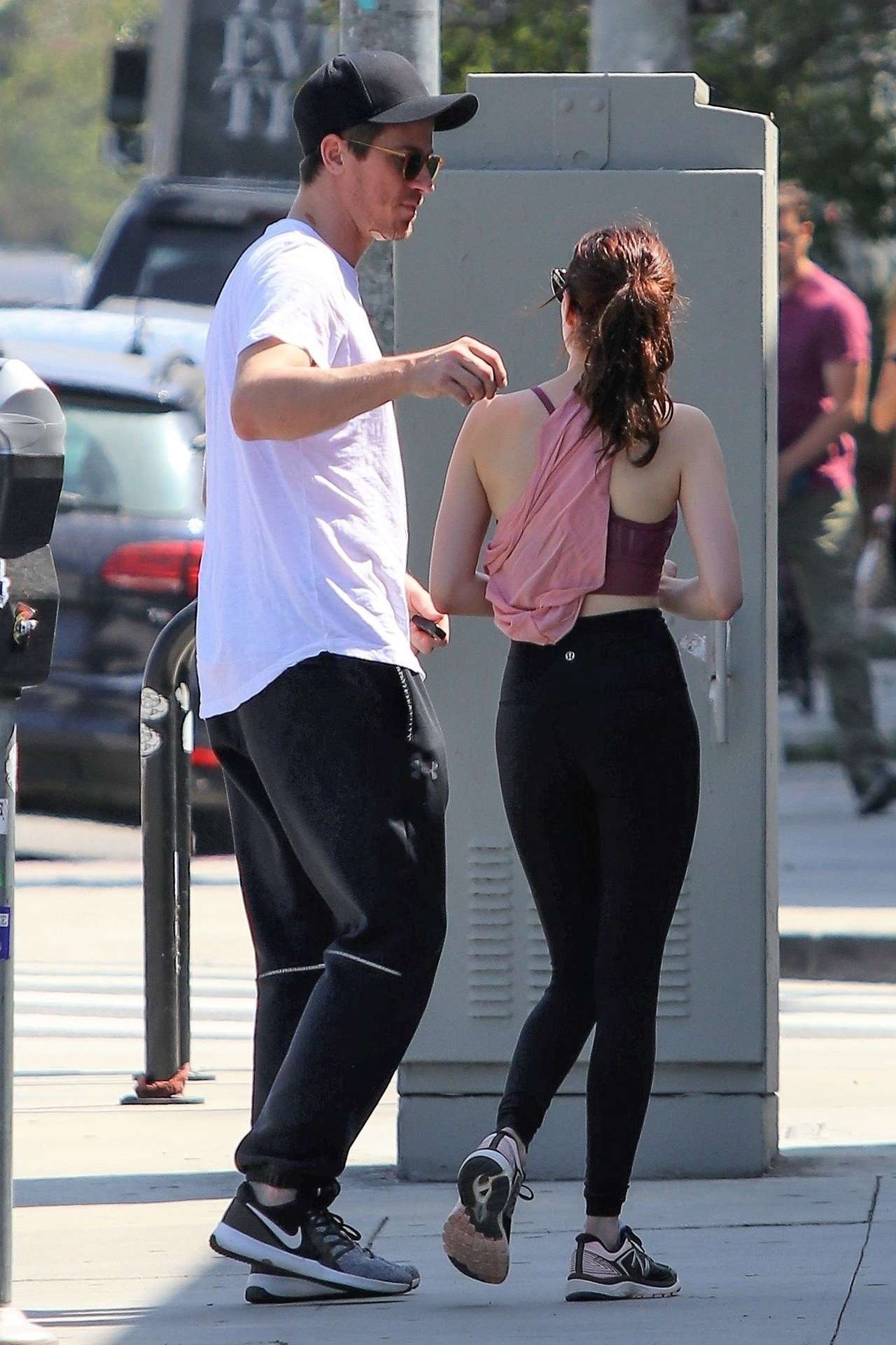 Emma Roberts Outside a Gym in Los Angeles