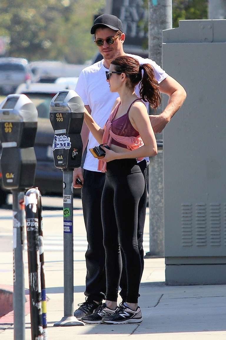 Emma Roberts Outside a Gym in Los Angeles