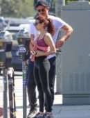 Emma Roberts Outside a Gym in Los Angeles