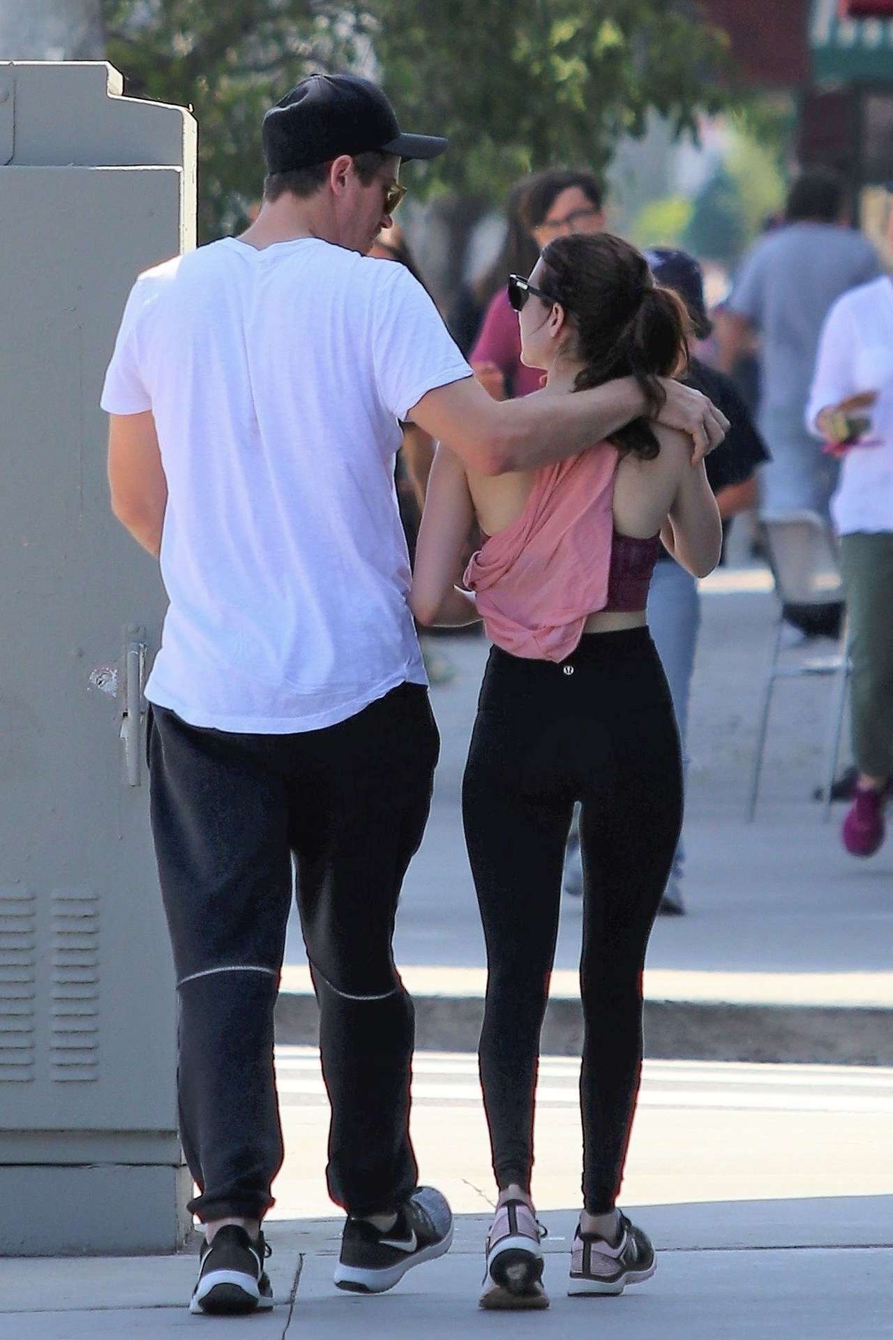 Emma Roberts Outside a Gym in Los Angeles