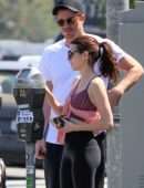 Emma Roberts Outside a Gym in Los Angeles