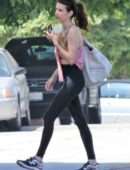 Emma Roberts Outside a Gym in Los Angeles