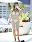 Farrah Abraham in Bikini at the Waldorf Astoria Pool in Los Angeles