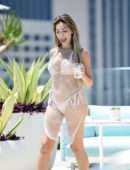 Farrah Abraham in Bikini at the Waldorf Astoria Pool in Los Angeles