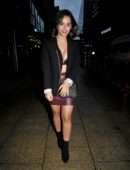 Georgia May Foote Cleavage, Out in Manchester