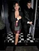 Georgia May Foote Cleavage, Out in Manchester