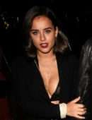 Georgia May Foote Cleavage, Out in Manchester