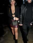 Georgia May Foote Cleavage, Out in Manchester