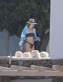 Gigi Hadid Booty, Sunbathing in Bikini with Friends, Mykonos Island