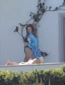 Gigi Hadid Booty, Sunbathing in Bikini with Friends, Mykonos Island