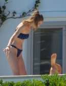 Gigi Hadid Booty, Sunbathing in Bikini with Friends, Mykonos Island