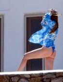 Gigi Hadid Booty, Sunbathing in Bikini with Friends, Mykonos Island