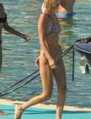 Gigi Hadid and Bella Hadid Booty in Bikini on the Beach in Mykonos