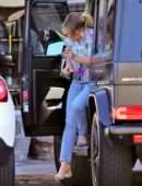 Hilary Duff Booty in Jeans, Out for Dinner in Studio City