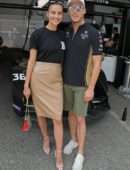 Irina Shayk at Formula E 2019 New York City E-Prix