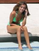Isabela Moner in Swimsuit at Poolside in Miami