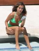 Isabela Moner in Swimsuit at Poolside in Miami
