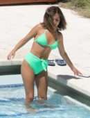 Isabela Moner in Swimsuit at Poolside in Miami