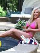 Jenny McCarthy for Bikini Photoshoot at a Pool in Los Angeles