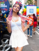 Josephine Skriver at WorldPride NYC 2019