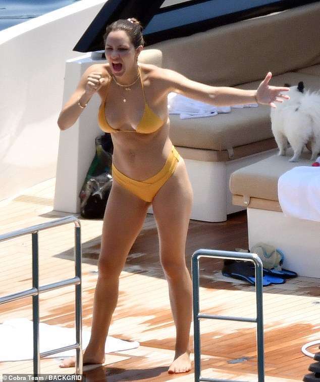 Katharine McPhee Booty On a Yacht in Capri, Italy