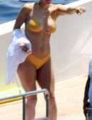 Katharine McPhee Booty On a Yacht in Capri, Italy