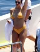 Katharine McPhee Booty On a Yacht in Capri, Italy