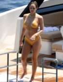 Katharine McPhee Booty On a Yacht in Capri, Italy