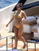 Katharine McPhee Booty On a Yacht in Capri, Italy