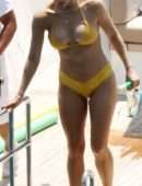 Katharine McPhee Booty On a Yacht in Capri, Italy