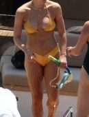 Katharine McPhee Booty On a Yacht in Capri, Italy