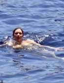 Katharine McPhee Booty On a Yacht in Capri, Italy