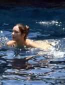 Katharine McPhee Booty On a Yacht in Capri, Italy