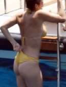 Katharine McPhee Booty On a Yacht in Capri, Italy