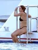 Katharine McPhee Booty in Bikini in Capri