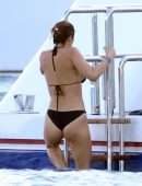 Katharine McPhee Booty in Bikini in Capri