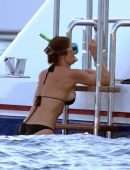Katharine McPhee Booty in Bikini in Capri