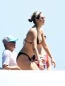 Katharine McPhee Booty in Bikini in Capri