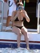 Katharine McPhee Booty in Bikini in Capri