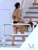 Katharine McPhee Booty in Bikini in Capri