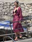 Katharine McPhee Booty in Bikini in Capri