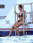 Katharine McPhee Booty in Bikini in Capri