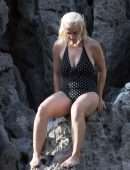 Katy Perry Booty in Swimsuit in Spain