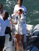 Kendall Jenner Going to a Yacht to Celebrate the 4th of July in Malibu