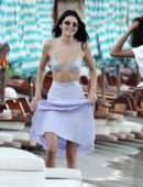 Kendall Jenner in Bikini at a Beach in Mykonos, Greece