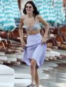Kendall Jenner in Bikini at a Beach in Mykonos, Greece
