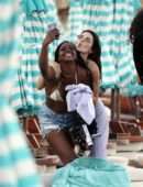 Kendall Jenner in Bikini at a Beach in Mykonos, Greece