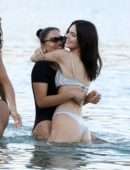 Kendall Jenner in Bikini at a Beach in Mykonos, Greece